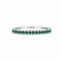 Ring Donna Oro Woman Luce in White Gold Smeraldo DHAE9431_12